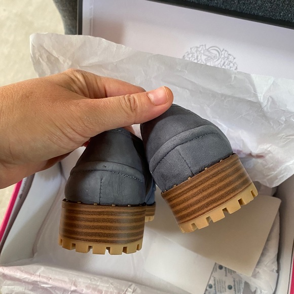 VINCE CAMUTO Suede Flat Loafers - Picture 8 of 8